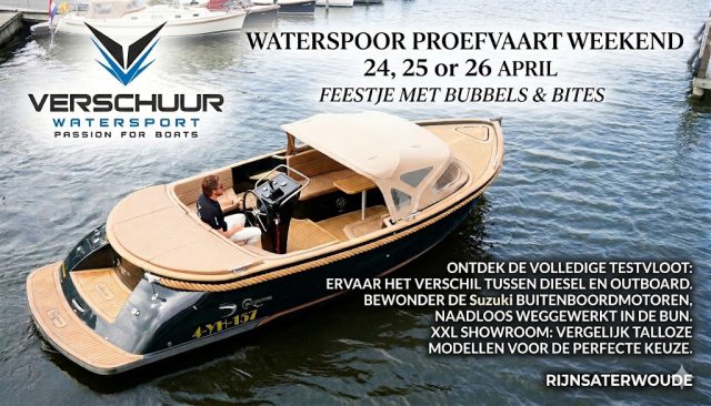 Waterspoor proefvaartdagen