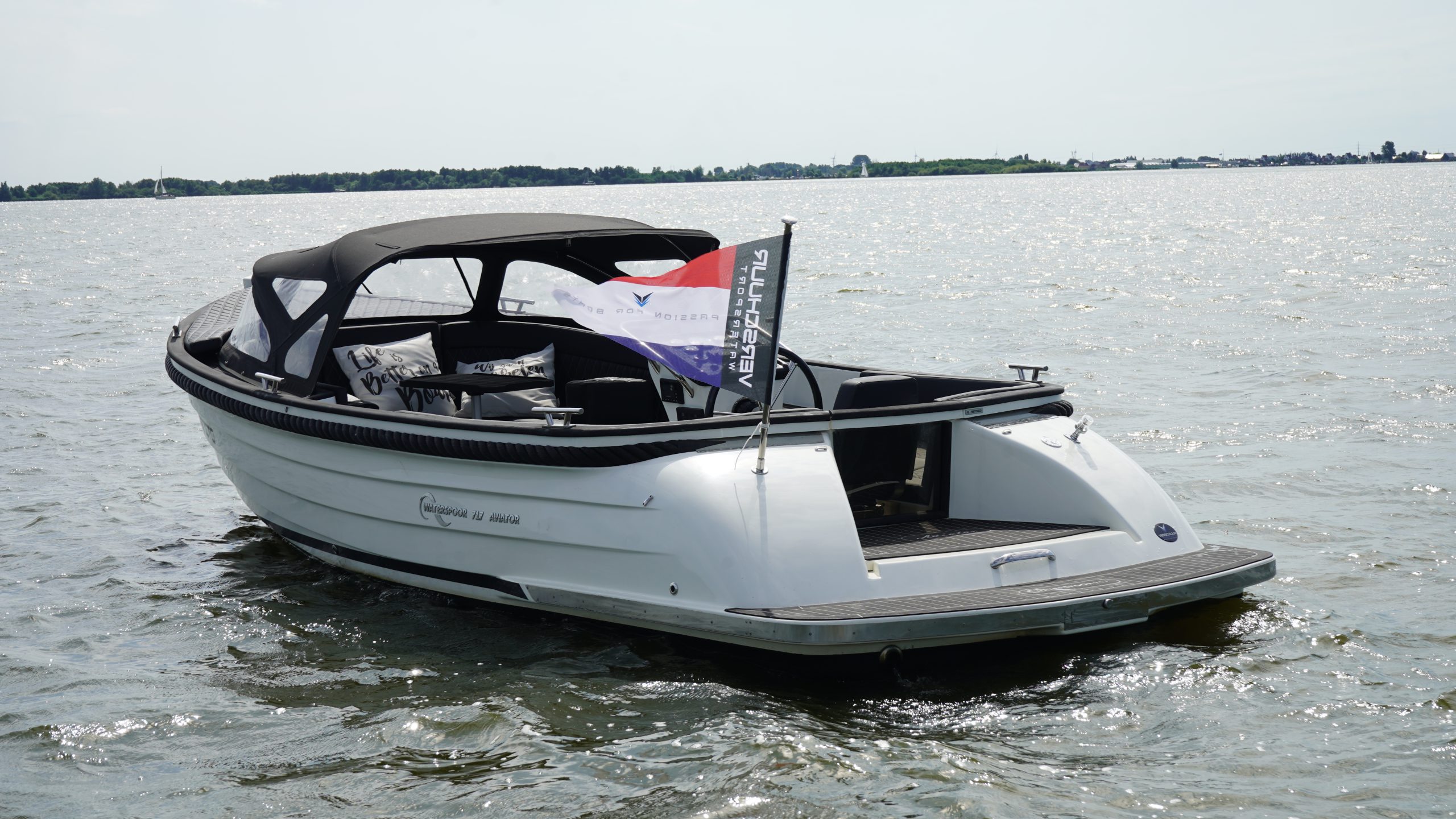 Waterspoor 717 Aviator met 52pk Vetus – Occasion